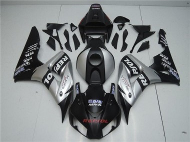 ABS Kit Carenatura Honda CBR 1000 RR 04-05 - Nero Argento Repsol