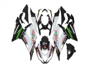 ABS Kit Carenatura Kawasaki ZX6R 13-18 - Bianco Nero