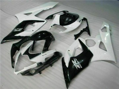 ABS Kit Carenatura Suzuki GSXR 1000 K5 05-06 - Bianco Nero