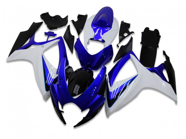 ABS Kit Carenatura Suzuki GSXR 600 / 750 K6 06-07 - Blu Bianco