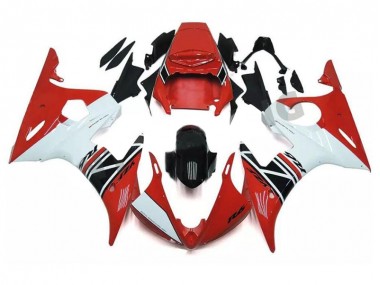 ABS Kit Carenatura Yamaha R6 03-05 - Rosso Bianco Nero