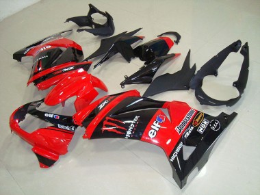 ABS Kits Carena Kawasaki ZX 250R 08-12 - Nero Rosso Monster