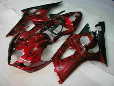 ABS Kits Carena Suzuki GSXR 1000 K3 03-04 - Rosso