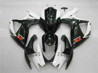 ABS Kits Carenatura Suzuki GSXR 600 / 750 K6 06-07 - Bianco Nero