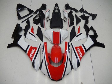 ABS Kits Carenatura Yamaha R1 15-19 - Rosso Bianco