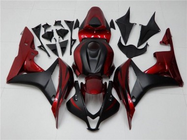 ABS Kits Carene Honda CBR 600 RR 07-08 - Rosso Nero