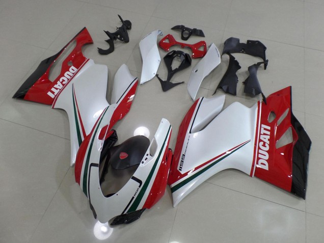 ABS Plastica & Carena Ducati 1199 11-14 - Bianco Rosso