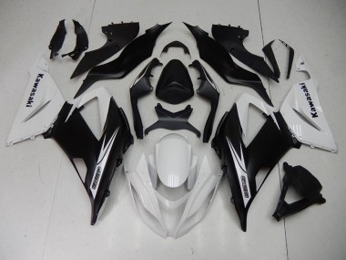 Carena Kawasaki ZX6R 13-18 - Nero Bianco