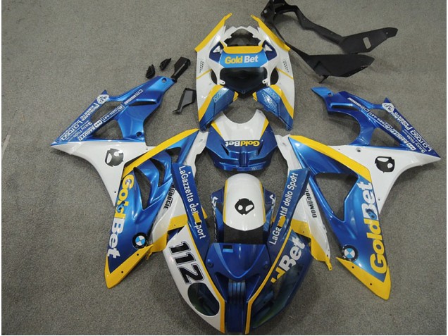 Carene BMW S1000RR 09-14 - Bianco Blu GoldBet 112