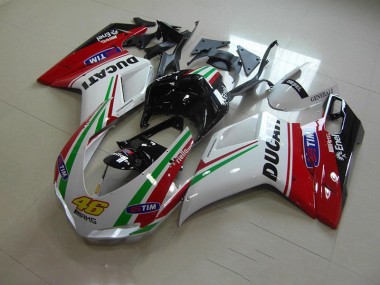 Carene Ducati 1098 07-14 - Bianco Rosso 46