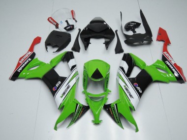 Carene Kawasaki ZX10R 08-10 - Bianco Nero & Verde