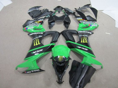 Carene Kawasaki ZX10R 08-10 - Nero Verde Monster