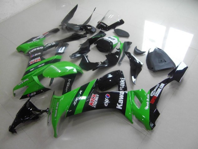 Carene Kawasaki ZX10R 08-10 - Verde Nero Kick