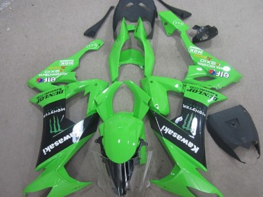 Carene Kawasaki ZX10R 08-10 - Verde Nero Monster