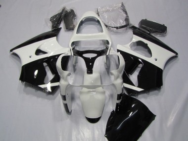 Carene Kawasaki ZX6R 00-02 - Bianco Nero