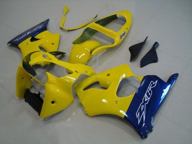 Carene Kawasaki ZX6R 00-02 - Giallo Blu