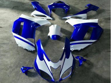 Carene Kawasaki ZX6R 07-08 - Blu Bianco