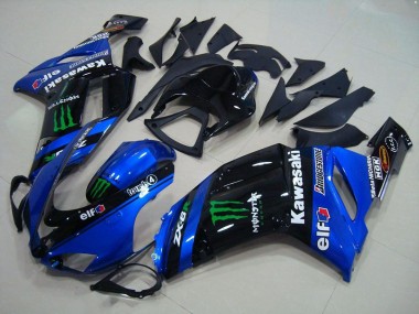 Carene Kawasaki ZX6R 07-08 - Blu Monster