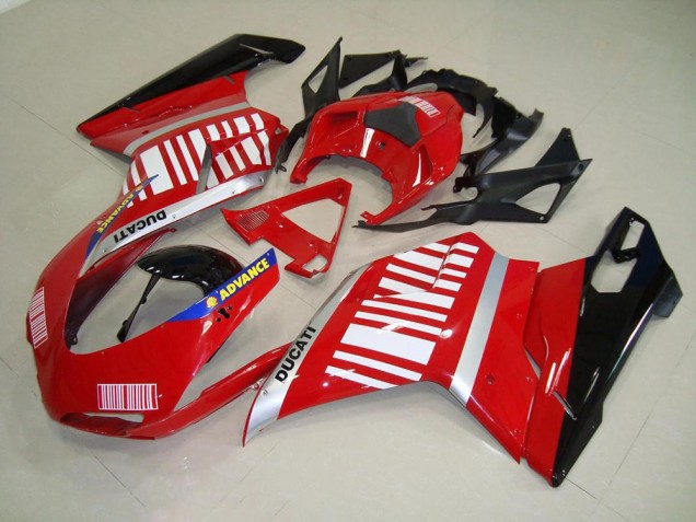 Carene & Plastica Ducati 848 1098 1198 07-14 - Rosso Bianco