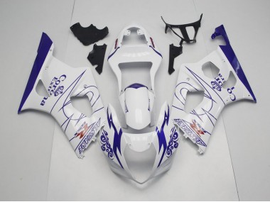 Carene Suzuki GSXR 1000 K3 03-04 - Blu Bianco Corona