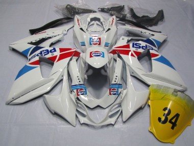 Carene Suzuki GSXR 1000 K9 09-16 - Bianco Pepsi 34