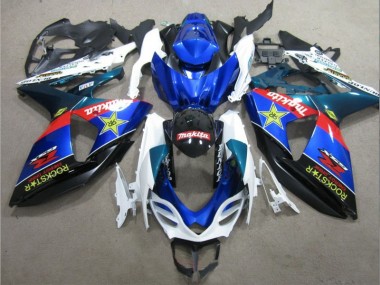 Carene Suzuki GSXR 1000 K9 09-16 - Blu Bianco Rockstar