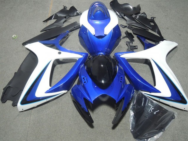 Carene Suzuki GSXR 600 K6 06-07 - Blu Bianco Nero