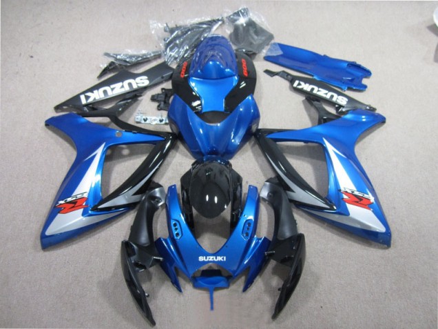 Carene Suzuki GSXR 600 K6 06-07 - Blu Nero Bianco