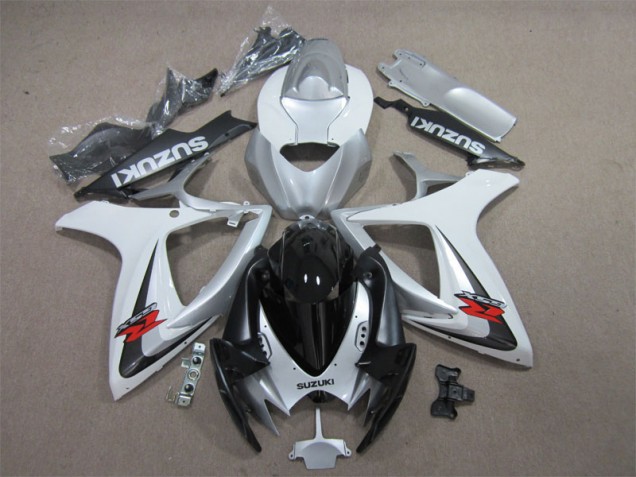 Carene Suzuki GSXR 600 K6 06-07 - Nero Bianco