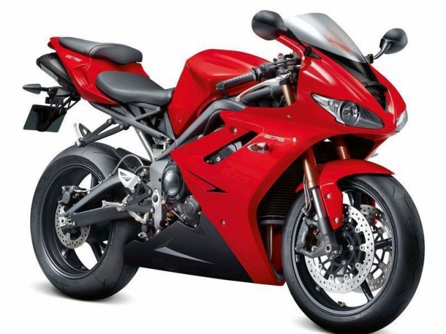 Carene Triumph Daytona 675 Triple 06-08 - Rosso Nero