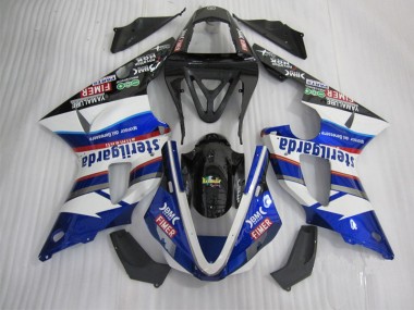 Carene Yamaha R1 00-01 - Nero Bianco Blu Santander