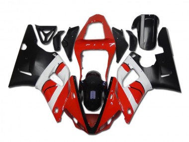 Carene Yamaha R1 00-01 - Rosso Bianco Nero