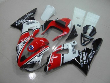 Carene Yamaha R1 00-01 - Rosso Lucido Nero