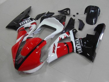 Carene Yamaha R1 00-01 - Rosso Nero Bianco Corsa Versione