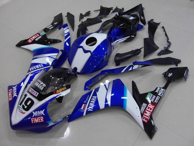 Carene Yamaha R1 07-08 - Bianco Blu