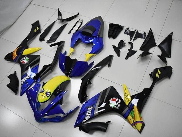 Carene Yamaha R1 07-08 - Blu Squalo