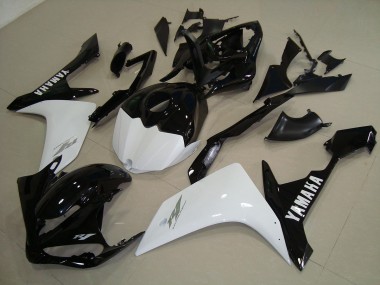 Carene Yamaha R1 07-08 - Nero Bianco Oro