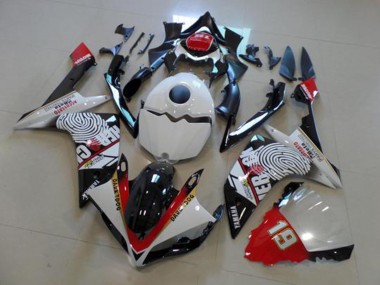 Carene Yamaha R1 07-08 - Nero Bianco Rosso