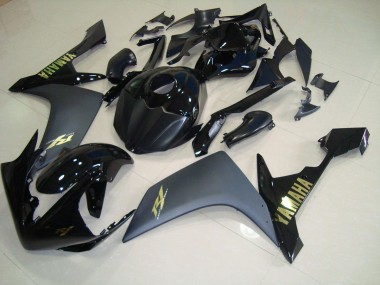 Carene Yamaha R1 07-08 - Nero Opaco Oro