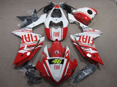 Carene Yamaha R1 07-08 - Rosso Bianco Fiat 46