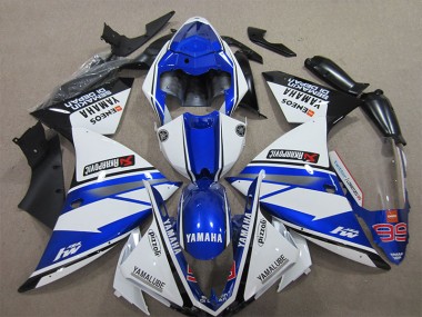 Carene Yamaha R1 12-14 - Blu Bianco Pizzoli