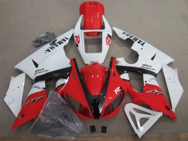 Carene Yamaha R1 98-99 - Rosso Bianco Nero Decal