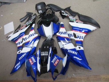 Carene Yamaha R6 06-07 - Bianco Blu Sterilgarda Volvo