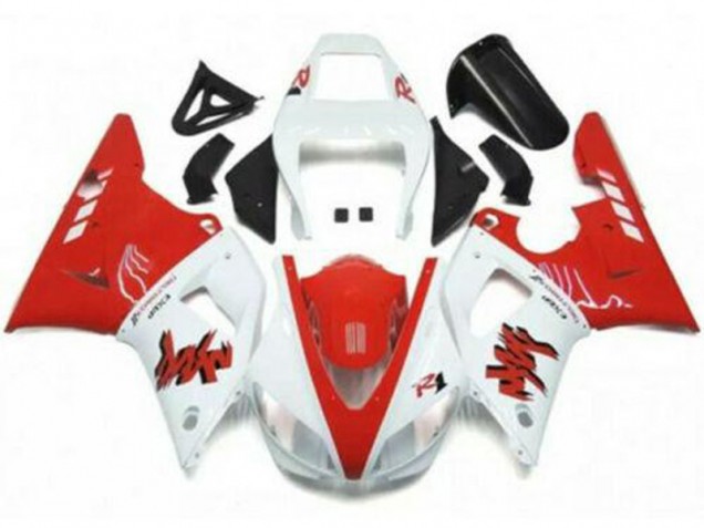 Kit Carene Completa Yamaha R1 98-99 - Rosso Bianco