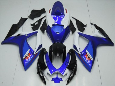 Kit Carene Suzuki GSXR 600 / 750 K6 06-07 - Bianco Blu