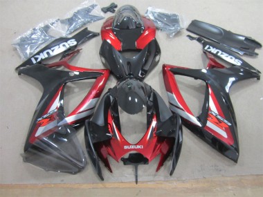 Kit Carene Suzuki GSXR 600 K6 06-07 - Nero Rosso