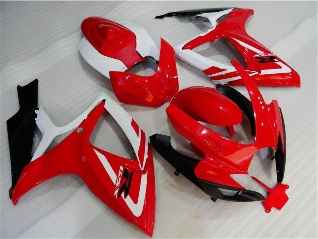 Kits Carenatura Iniezione Suzuki GSXR 600 / 750 K6 06-07 - Rosso Bianco