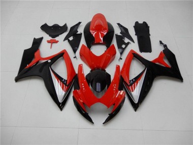 Kits Carene Suzuki GSXR 600 / 750 K6 06-07 - Rosso Nero